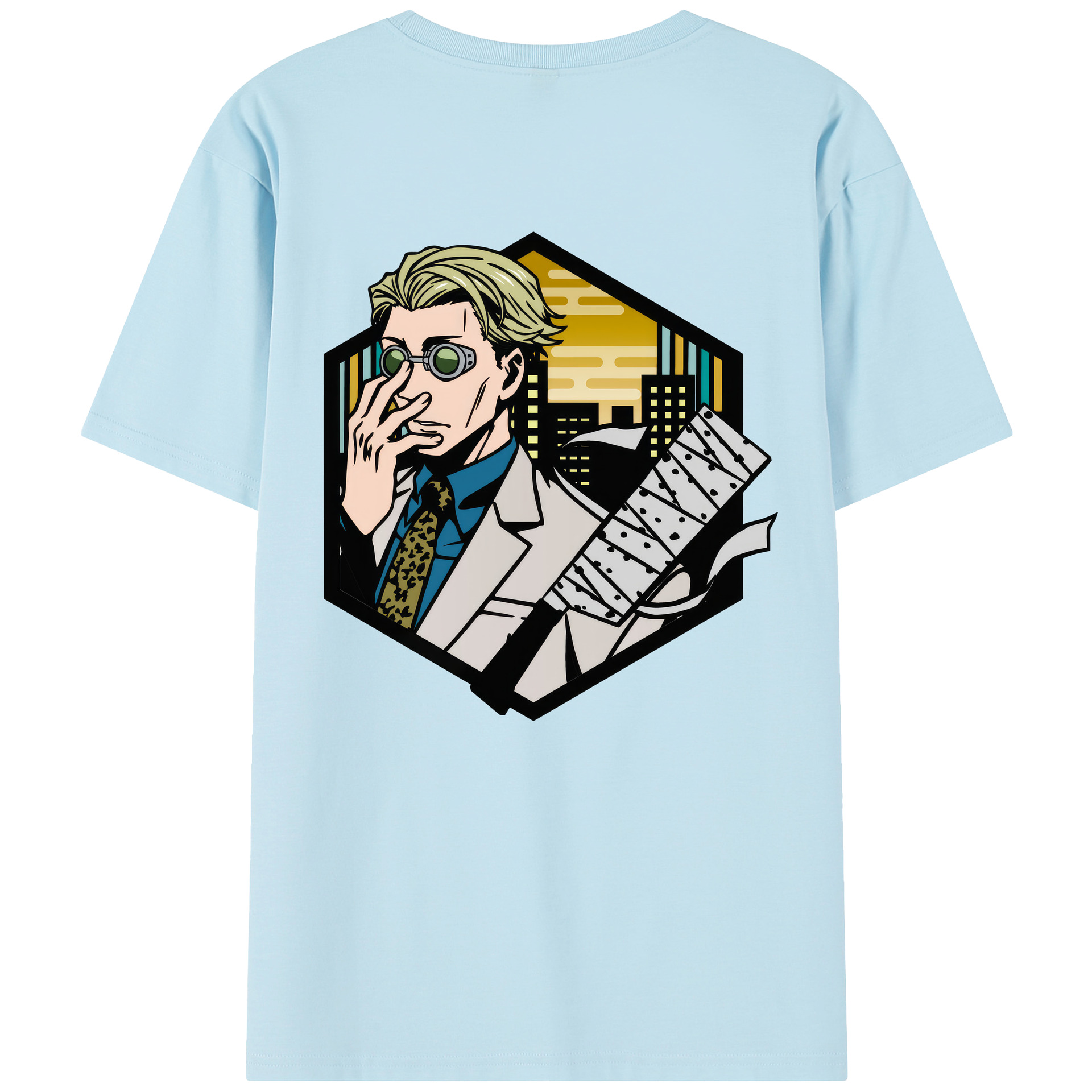（画像用） 呪術廻戦 Jujutsu Kaisen 綿100％半袖Tシャツ（背面プリント）